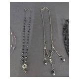 (4) Beaded necklaces