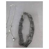 (4) Beaded necklaces