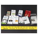 (10) New pairs of earrings