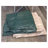 Folding lawn chair w/(2) air mattress