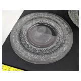 (4) Glass decor plates
