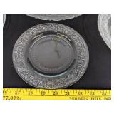 (4) Glass decor plates