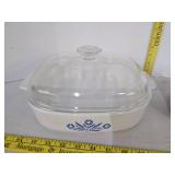 (2) Casserole Corning ware