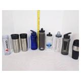 (9) Water bottles
