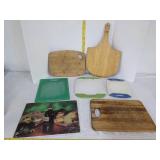 Various cutting boards