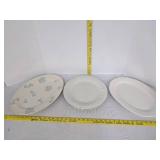 (3) Platter plates