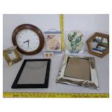 Clock, wall art & picture frames