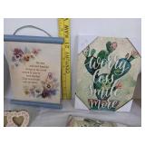 Clock, wall art & picture frames