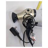 (2) Curling irons & hair dryer