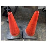 (2) Traffic cones