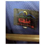 Forwest rain jacket made in Canada size L