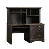 Sauder Harbor View Computer Desk with Hutch, Antiqued Paint - Retail: $360.00