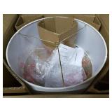 Camden&Wells - Simone Floor Lamp - Matte White/Brass