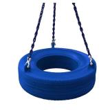 Gorilla Playsets 360 Turbo Tire Swing with Swivel and Coated Chains - 27" W x 27" D x 10" H- Retail:$169.99