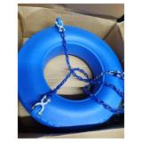 Gorilla Playsets 360 Turbo Tire Swing with Swivel and Coated Chains - 27" W x 27" D x 10" H- Retail:$169.99