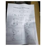 Art-Leon Modern Adjustable 360 Swivel Barstools with Retro PU Leather- Retail:$159.99