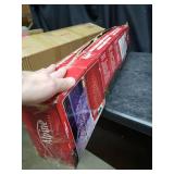 Alpine Corporation 65"H Indoor/Outdoor Pre-Lit Silver Foil Christmas Tree with Yard Stake and 360 LED Lights- Retail:$194.99