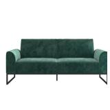 Cosmoliving Adley Coil Futon, Green - Retail: $599.99