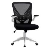 Vinsetto Mesh Home Office Chair Swivel Task Desk Chair with Lumbar Back Support, Flip-Up Arm, Adjustable Height- Retail:$122.99