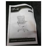 Vinsetto Mesh Home Office Chair Swivel Task Desk Chair with Lumbar Back Support, Flip-Up Arm, Adjustable Height- Retail:$122.99