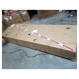 Brooklyn King Tufted Bed, Antique White - Retail: $1836.00