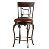 Copper Grove Finnich Wood and Metal Swivel Stool- Retail:$129.49