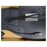 perixx periboard-512 ergonomic split keyboard - natural ergonomic design - black - bulky size 19.09"x9.29"x1.73"