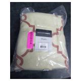 Saratoga 50" x 84" Fretwork-Print Grommet Curtain Panel, Set Of 2