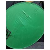 42 Inch Large Round Light Diffuser For Lighting Equipment, With Carry Case, Green