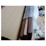 Wall Mountable Wood Shelf With Black Metal Racks, 3 Tier