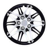 Pilot WH544-15C-BLK Universal Fit Formula Series Black and Chrome 15 Inch Wheel Covers - Set of 4