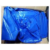 Plasticplace 64 Gallon Toter Compatible Trash Bags - Blue, case of 50 bags