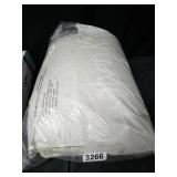 Calvin Klein Tossed Logo Print Extra Firm Down Alternative Gusset Standard Pillow, Hypoallergenic