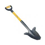 Spear Head Spade SHFD3 Yellow Short Reinforced Fiberglass Handle with Cushion D Grip, Yellow