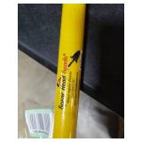 Spear Head Spade SHFD3 Yellow Short Reinforced Fiberglass Handle with Cushion D Grip, Yellow