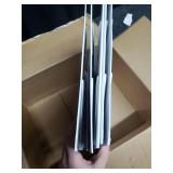 Set Of 5 White Heavy Duty Foldable Boxes, 9x14 Inches Each