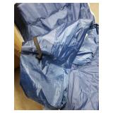 Wakedale Adult Folding Indoor Outdoor Chaise Lounge, Dark Blue