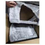 Bewishome Cat Tree, Plush Gray