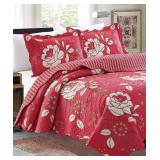 Glory Home Design Lana 3pc Reversible Quilt Set Full/Queen