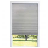 Light Gray Pulldown Blind, 19 Inches Wide
