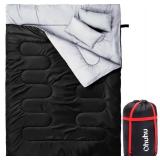 2 Person Sleeping Bag Black