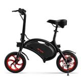 Jetson Electric Bike Bolt Folding Electric Bike, with Pegs - with LCD Display, Lightweight & Portable with Carrying Handle, Travel Up to 15 Miles, Max Speed Up to 15.5 MPH , 40" x 20" x 37"