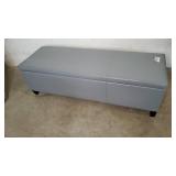 Christopher Knight Home Glouster PU Storage Ottoman, Grey
