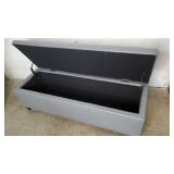 Christopher Knight Home Glouster PU Storage Ottoman, Grey