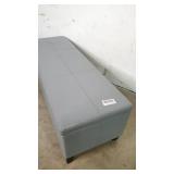 Christopher Knight Home Glouster PU Storage Ottoman, Grey