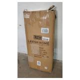 Lavish Home Portable 4 Drawer Organizer  Rolling Fabric Bin Storage Cart with Wheels and Metal Frame-for Clothes, Closet, Home, or Office (Gray)