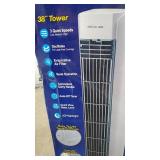 Ontel Arctic Air Evaporative Portable Room Cooling Tower with 3-Speed Oscillating Fan