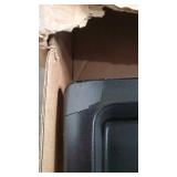 Dekor Sinks 89199Q Westwood Composite Granite Double Bowl Kitchen Sink with One Hole, 33-Inch, Black