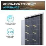Renogy 12 Volt Solar Panel 100 Watt High-Efficiency Monocrystalline Module PV Charger for RV Battery Boat Caravan and Other Off-Grid Applications, Single, RNG-100D-SS, 19.5 ×42"