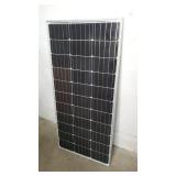 Renogy 12 Volt Solar Panel 100 Watt High-Efficiency Monocrystalline Module PV Charger for RV Battery Boat Caravan and Other Off-Grid Applications, Single, RNG-100D-SS, 19.5 ×42"